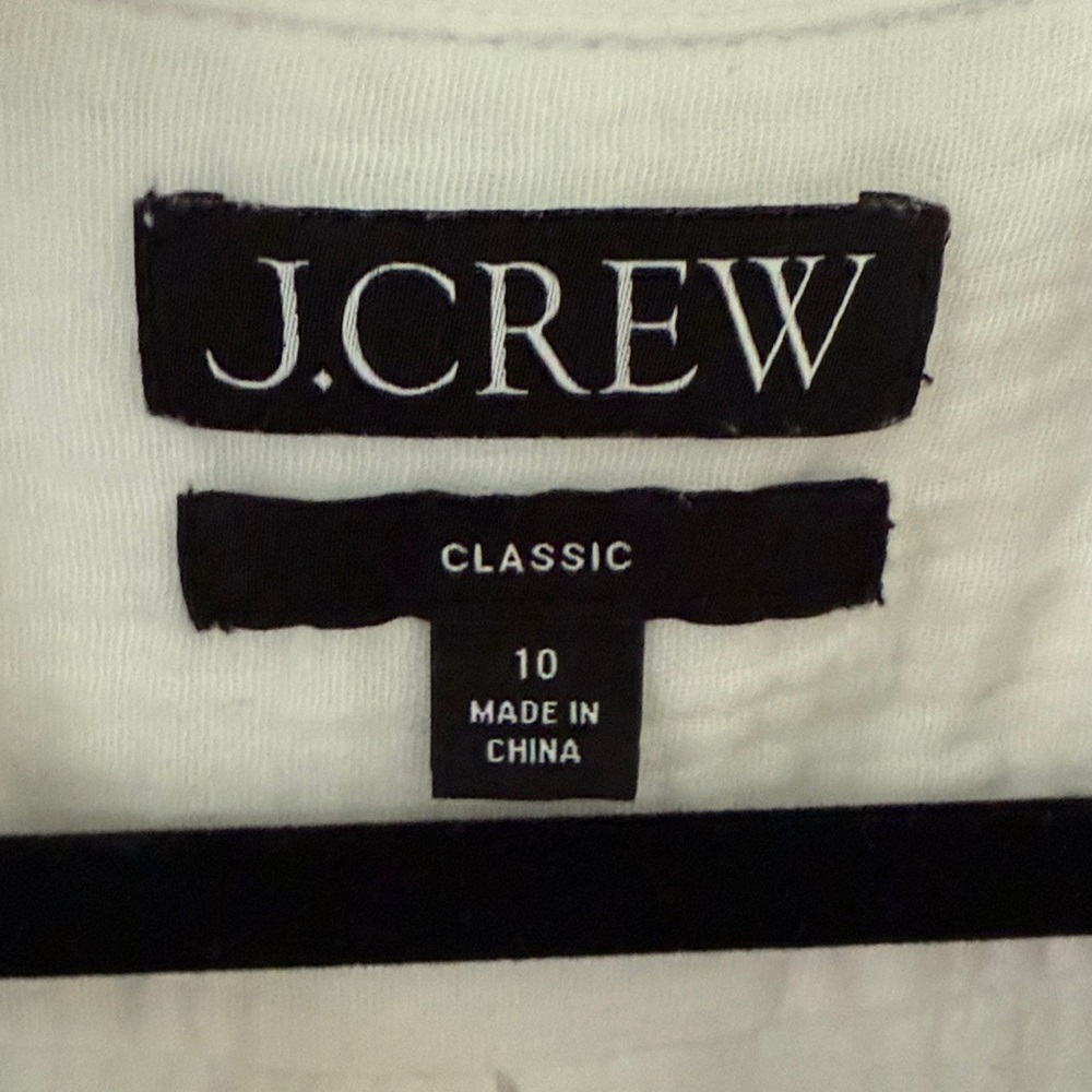 J. Crew Women's White Gauze Button Down Shirt - Picture 2 of 4